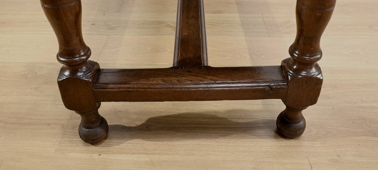 Table de Ferme en Chêne, goût Louis XIV – Milieu XIXe