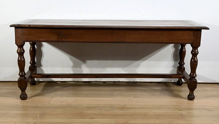 Table de Ferme en Chêne, goût Louis XIV – Milieu XIXe