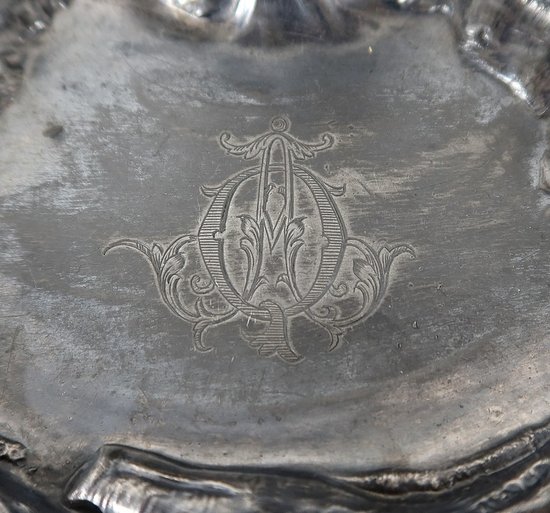  Tintenfass aus Zinn, Jugendstil – um 1900