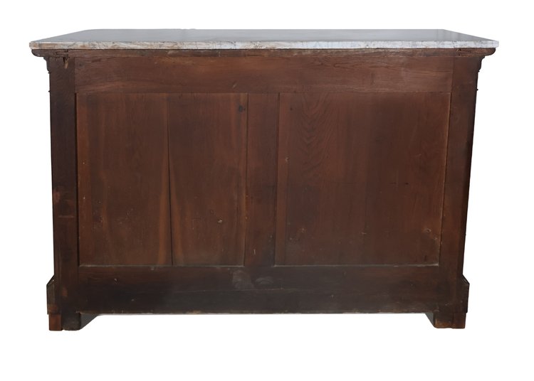 Cassettiera in mogano, periodo di restauro Alexandre Maigret