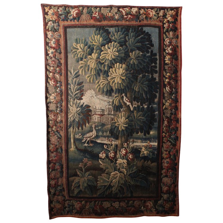  Portière tapisserie Verdure Aubusson, XVIII secolo