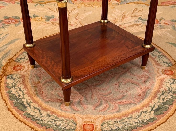 Pierre Garnier, Salontisch aus Mahagoni, gestempelt, Louis XVI, um 1780