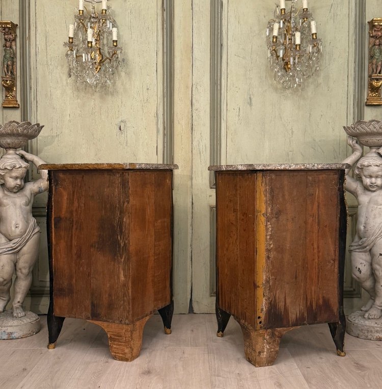 Coppia di cornici in lacca cinese di epoca Luigi XV, circa 1750