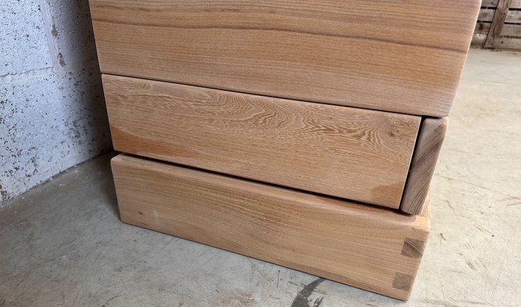Minimalist sideboard bleached 1980s