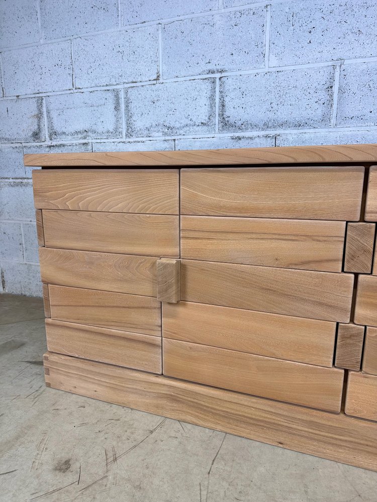 Minimalist sideboard bleached 1980s