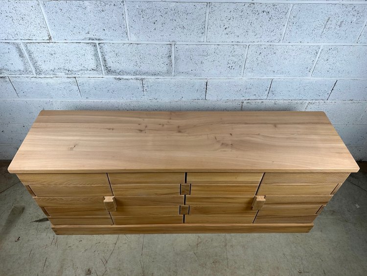 Minimalist sideboard bleached 1980s