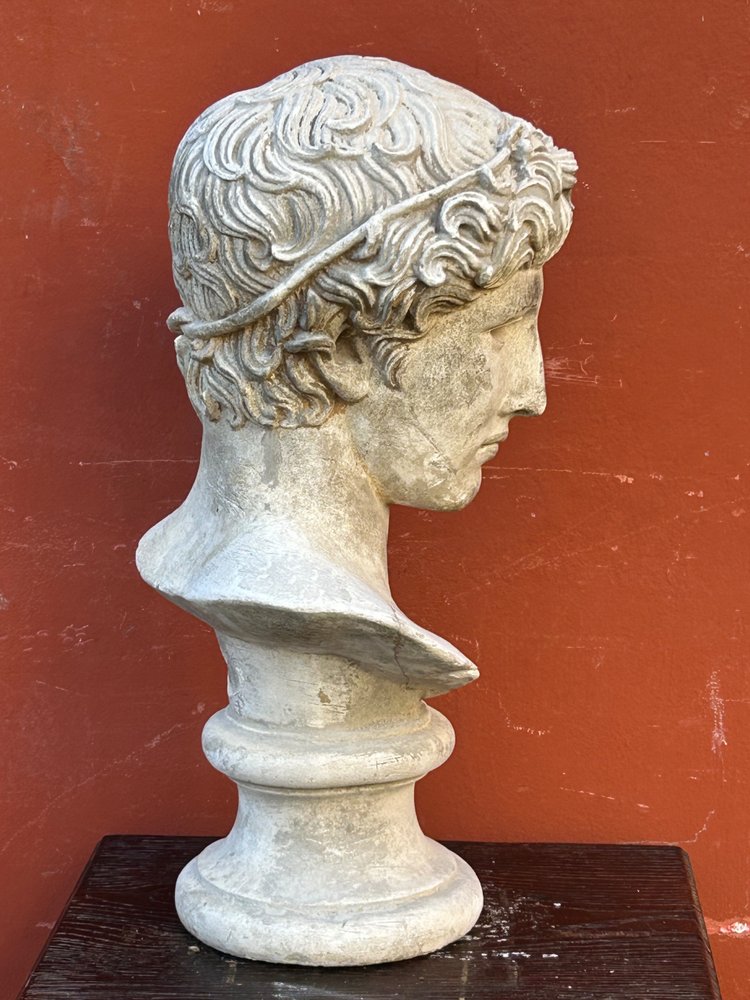 Büste des Athleten von Benevent Gipsabguss aus dem Louvre Ende des 19. Jahrhunderts - Antike