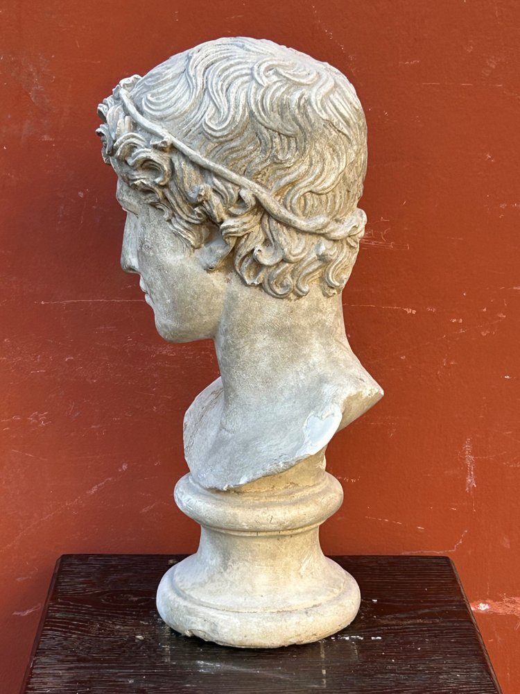 Büste des Athleten von Benevent Gipsabguss aus dem Louvre Ende des 19. Jahrhunderts - Antike