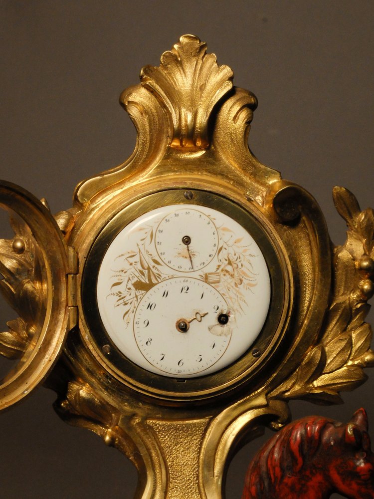 Louis XVI period desk clock