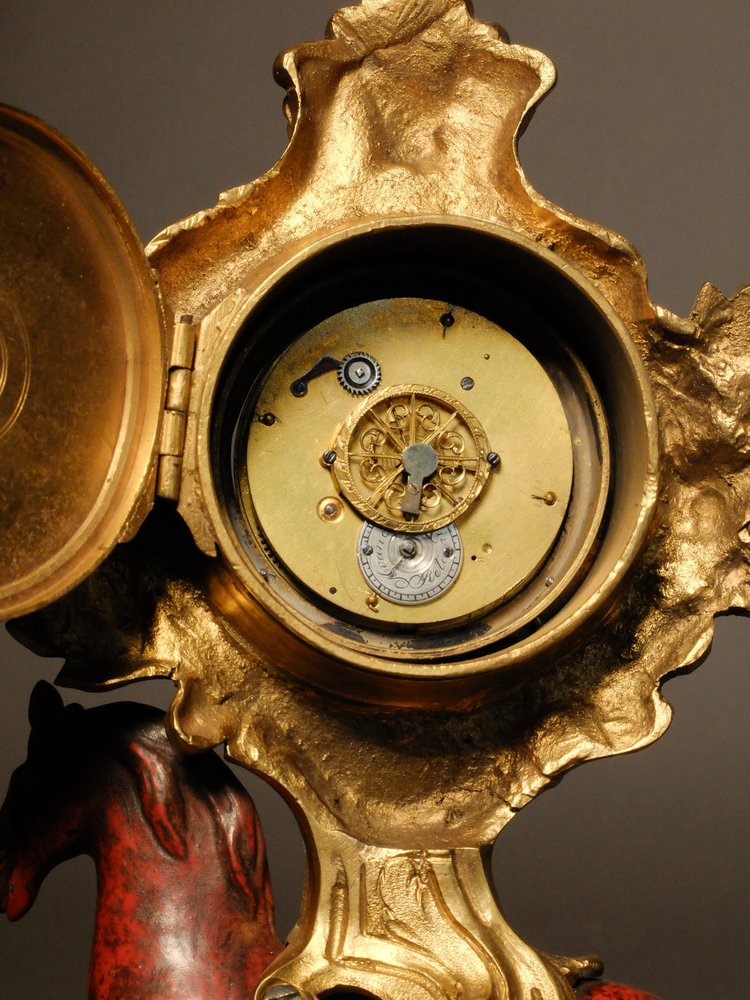 Louis XVI period desk clock