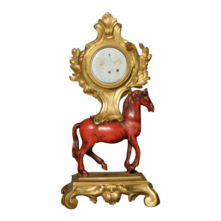 Louis XVI period desk clock