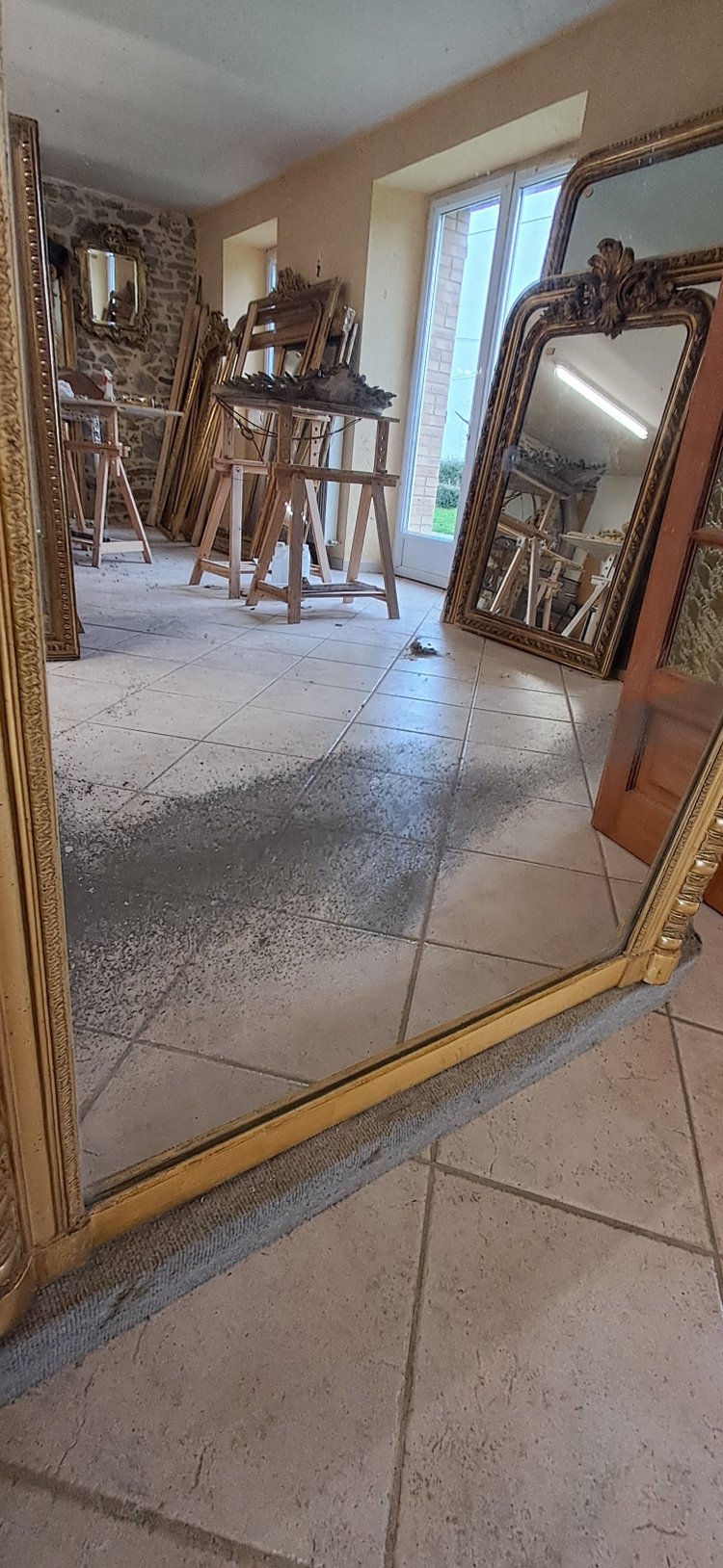 Louis Philippe mirror 107 x 87.5
