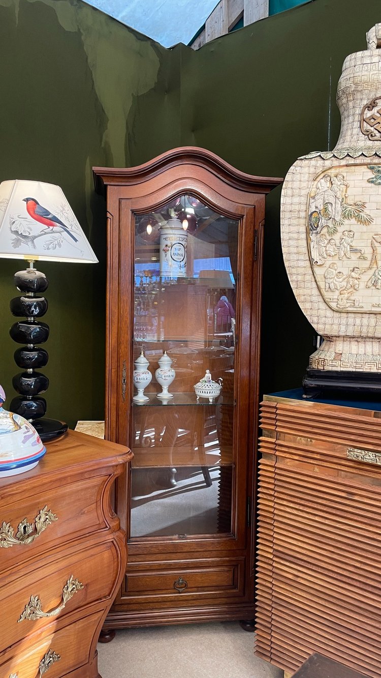 Two Transition Style Display Cases, 20th Century