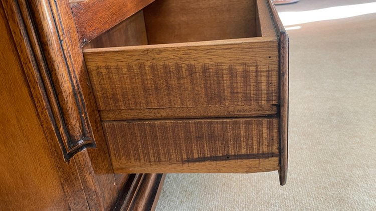 Two Transition Style Display Cases, 20th Century