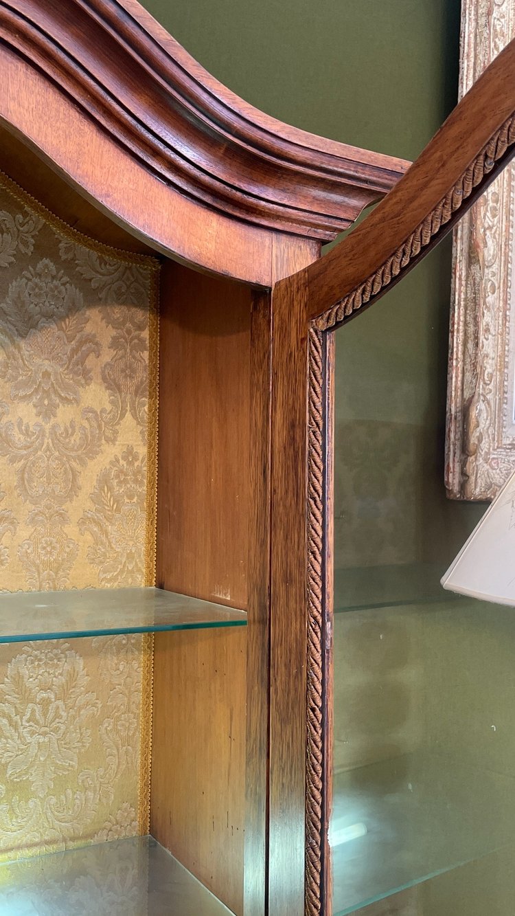 Two Transition Style Display Cases, 20th Century