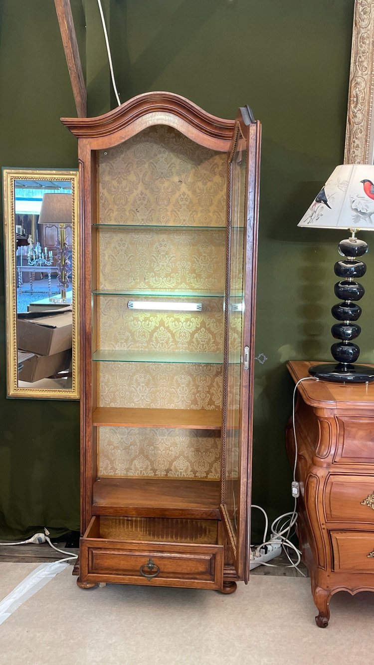 Two Transition Style Display Cases, 20th Century