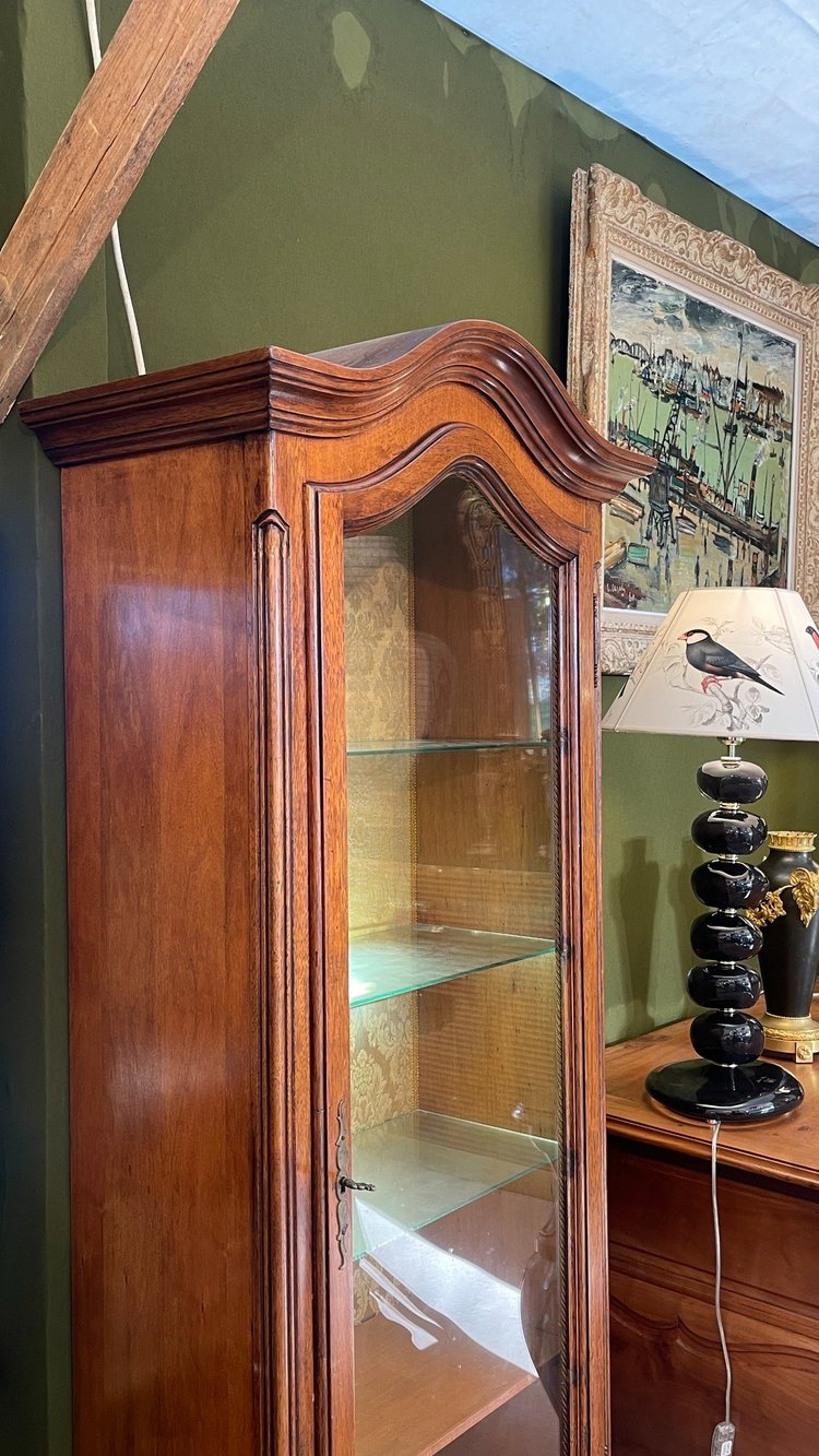 Two Transition Style Display Cases, 20th Century