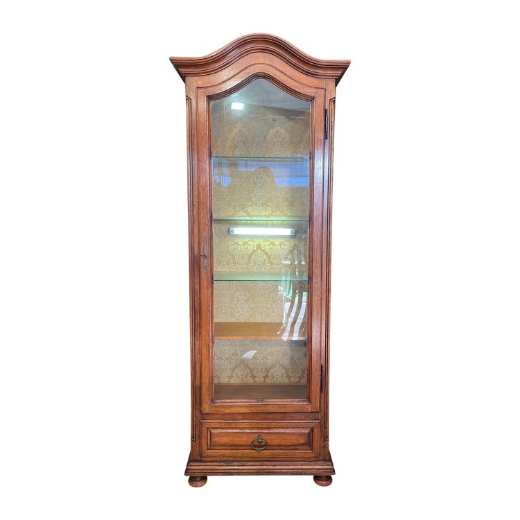 Two Transition Style Display Cases, 20th Century