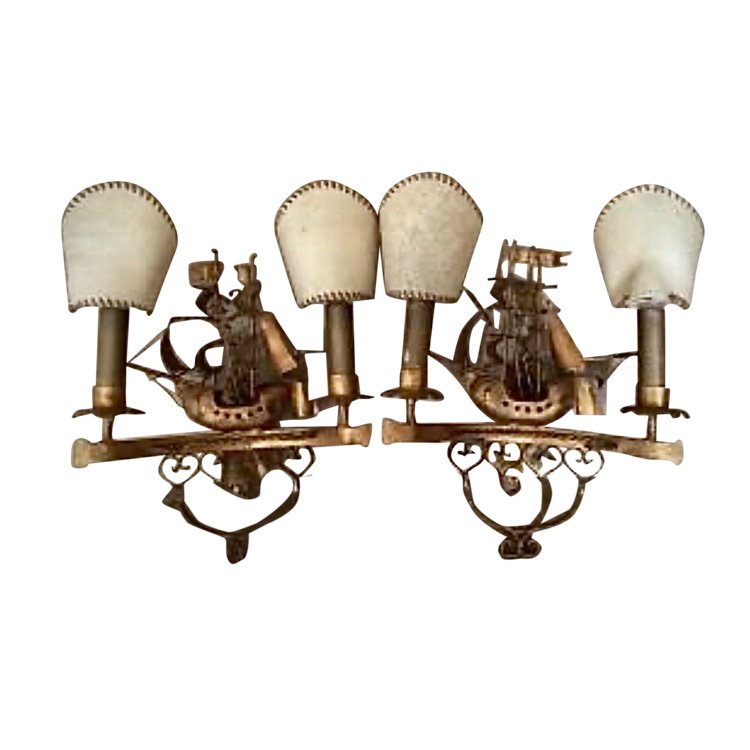 Pair of sconces 1950