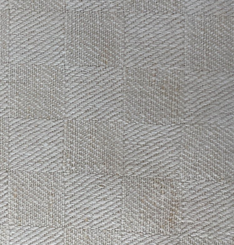 Grande tovaglia di lino ricamata a fiori del XIX secolo