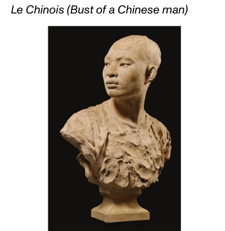 « Le Chinois ». Terre cuite XXème d’après J.B. Carpeaux.
