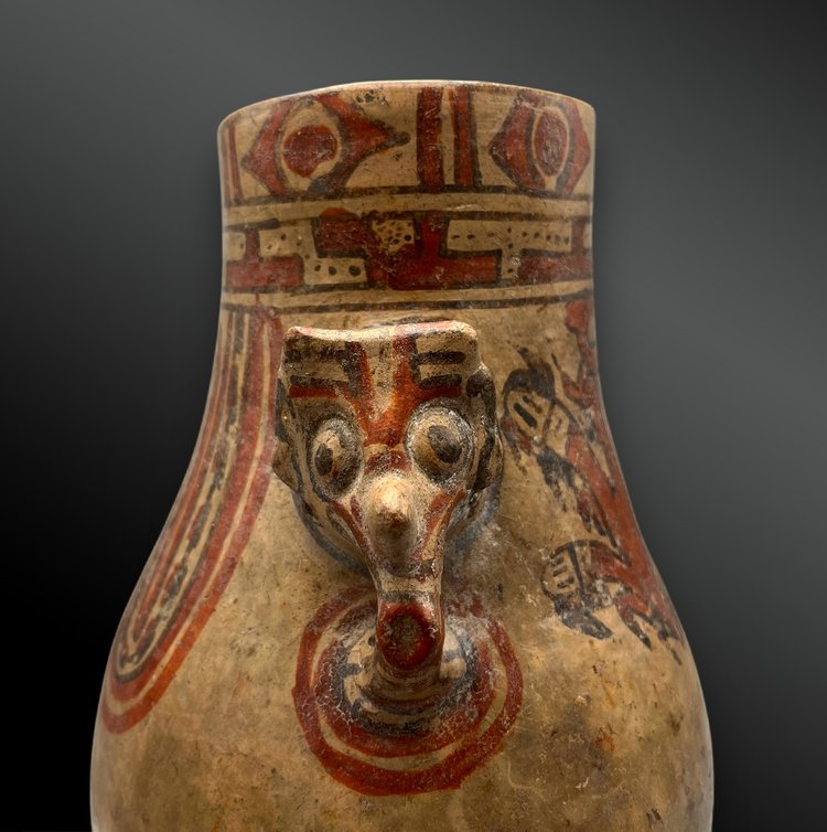 VASE mit JAGUAR - Guanacaste-Kultur, Nicoya-Region, Costa Rica - 1.000 - 1.500 n. Chr.