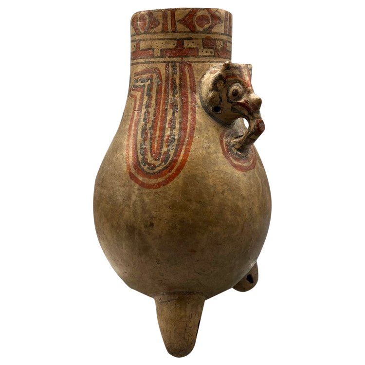 VASE mit JAGUAR - Guanacaste-Kultur, Nicoya-Region, Costa Rica - 1.000 - 1.500 n. Chr.