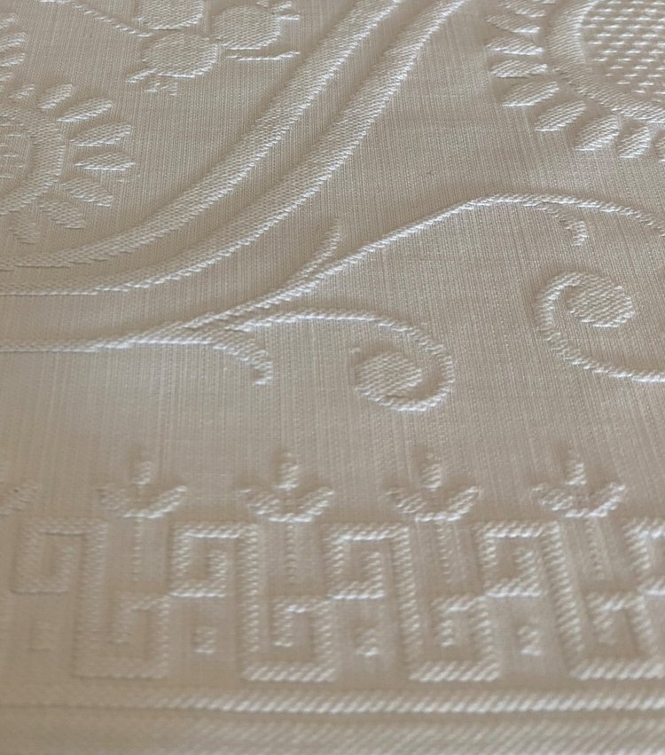 Coperta nuziale in cotone monogrammata a.C. inizio XX secolo
