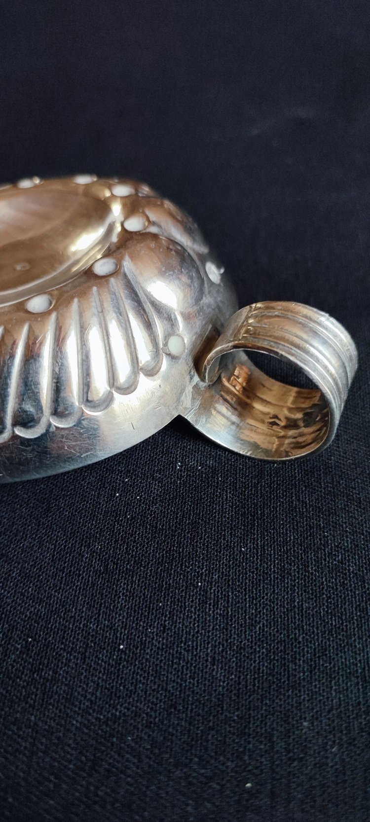 Set da degustazione in argento massiccio. XIX SECOLO