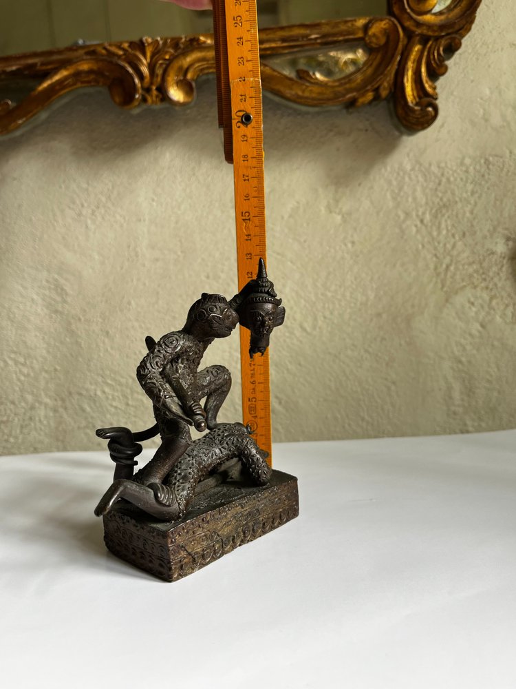Rara statuetta thailandese in bronzo