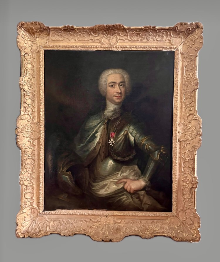 Large military portrait of an aristocratic figure