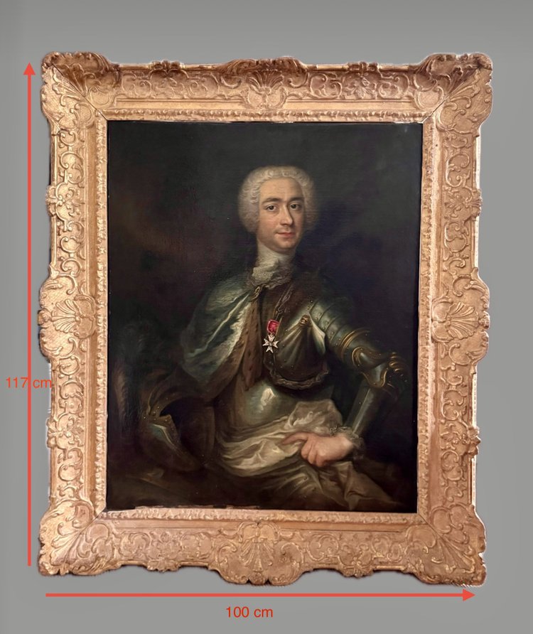 Large military portrait of an aristocratic figure