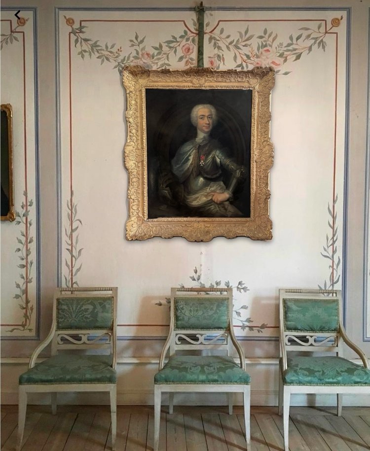 Large military portrait of an aristocratic figure