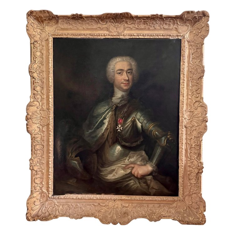 Large military portrait of an aristocratic figure