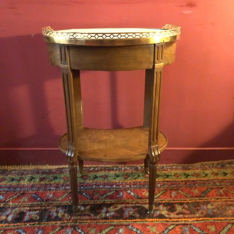 Mahogany coffee table, Louis XVI period