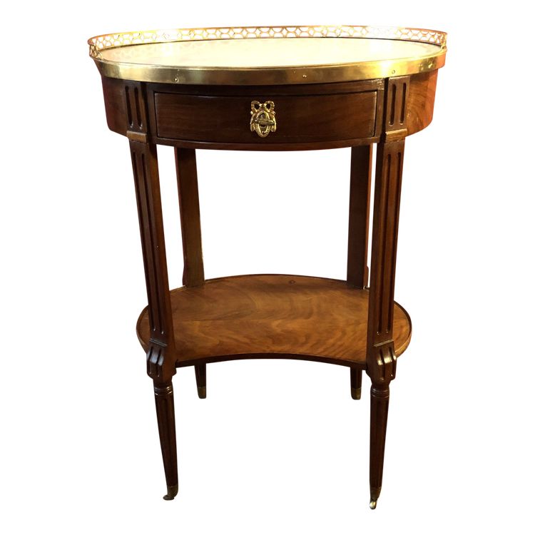 Mahogany coffee table, Louis XVI period