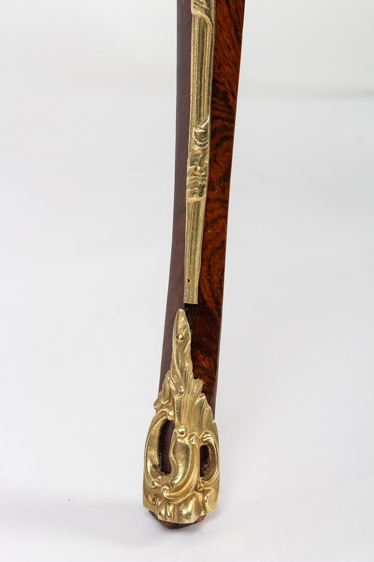 Tavolino da scrittura in palissandro e palissandro, periodo Napoleone III, 1850-1870 ca.