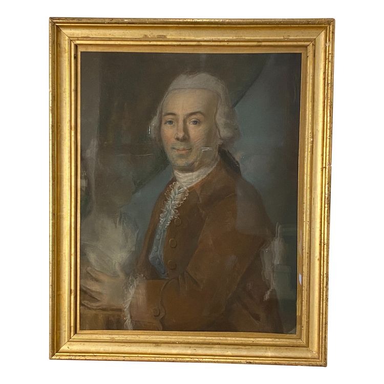 Porträt eines vornehmen Mannes, Pastell, XVIII.