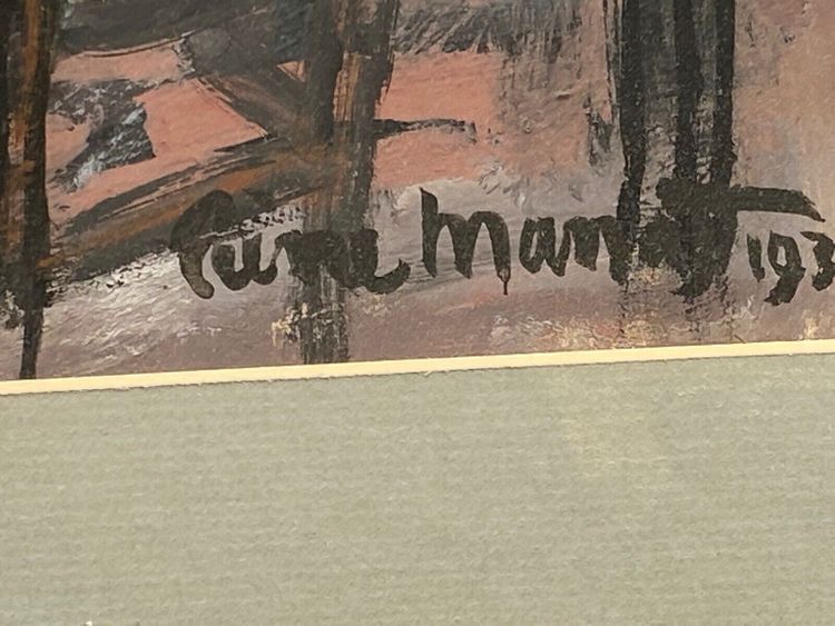 Dessin sur papier par Pierre Manat Bar marin 1932