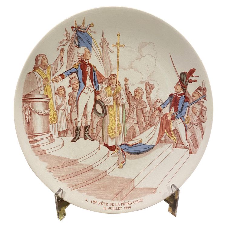 Sarreguemines plate, Fête de le Fération