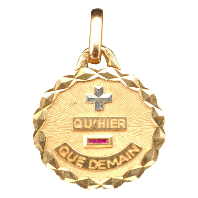 Augis Médaille d'Amour, 18 Karat Gold