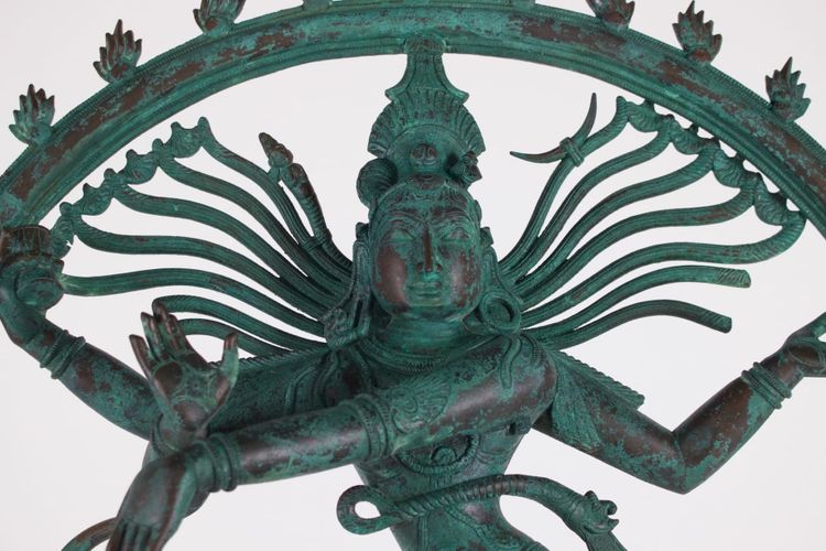 Grande Shiva Nataraja in bronzo