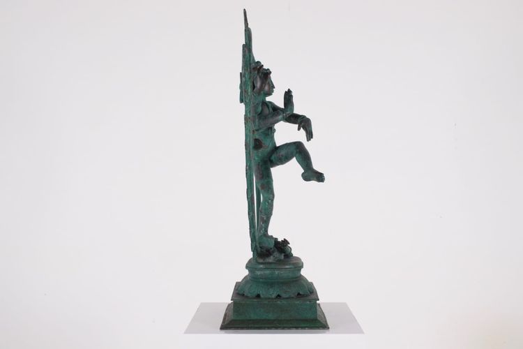 Grande Shiva Nataraja in bronzo