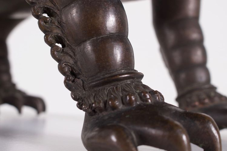 Coppia di leoni delle nevi di Simha Gardiens