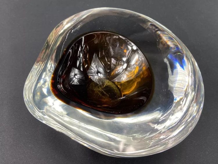 Antonio da Ros glass design bowl 1965-1975 for Cenedese Murano Venice