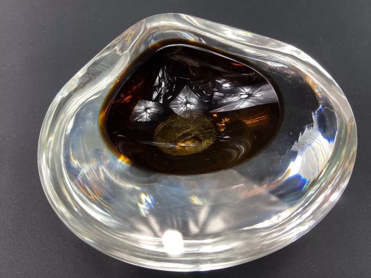 Antonio da Ros glass design bowl 1965-1975 for Cenedese Murano Venice