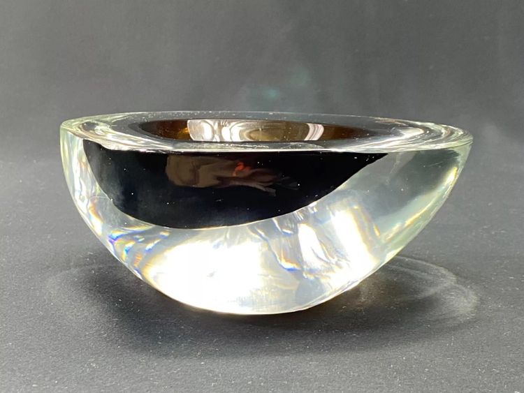Antonio da Ros glass design bowl 1965-1975 for Cenedese Murano Venice