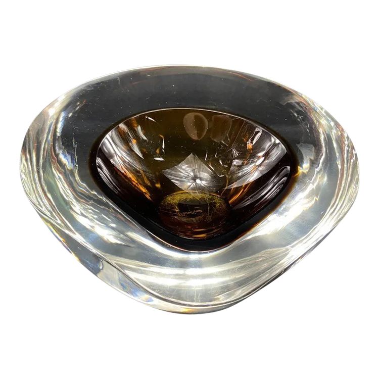 Antonio da Ros glass design bowl 1965-1975 for Cenedese Murano Venice