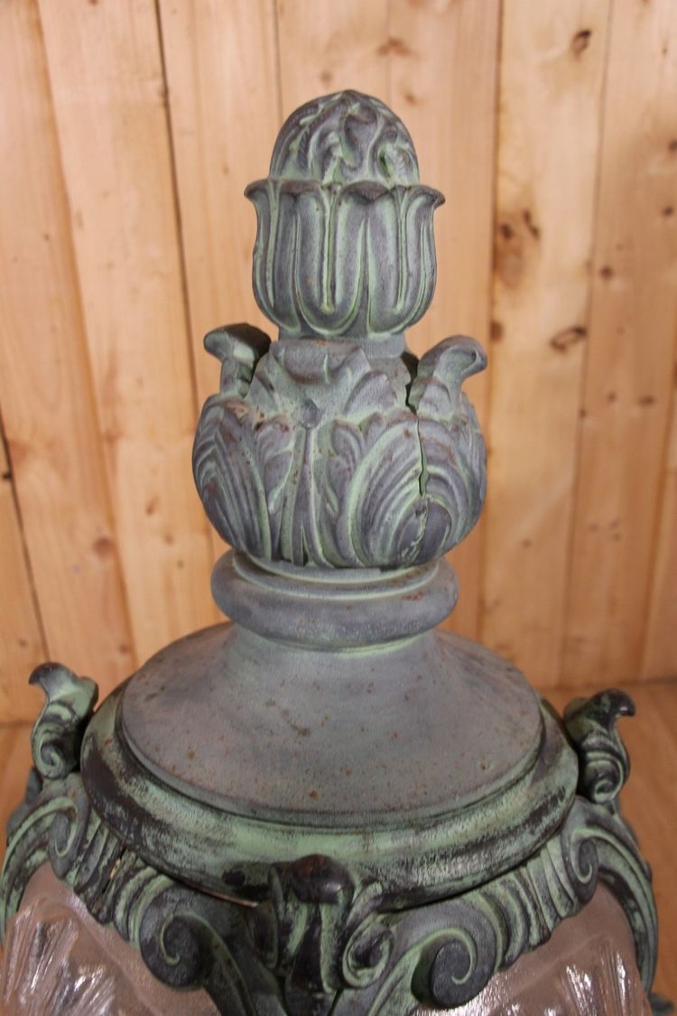 Pair of Cast Iron Wall Lights, After Models Of The Alexander III Bridge