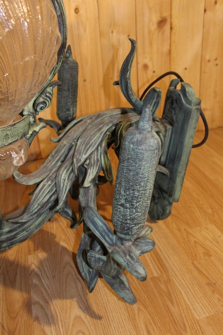 Pair of Cast Iron Wall Lights, After Models Of The Alexander III Bridge